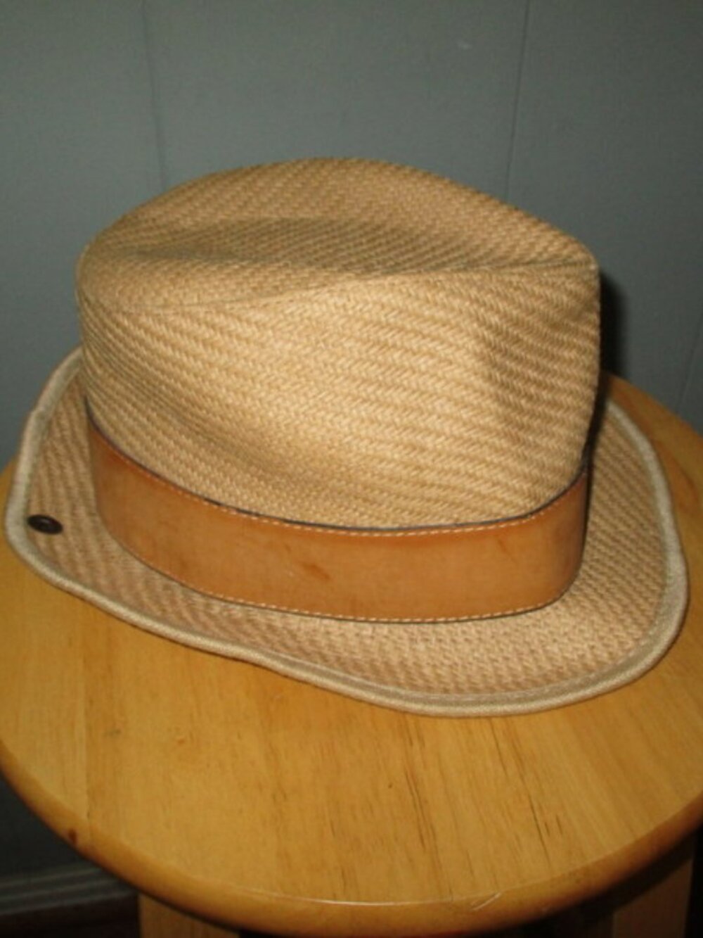 PETER GRIMM Fedora Straw Hat OS